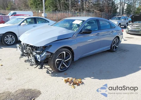 2022 Honda Accord Hybrid Sport из США, поврежденный, VIN 1HGCV3F25NA006050